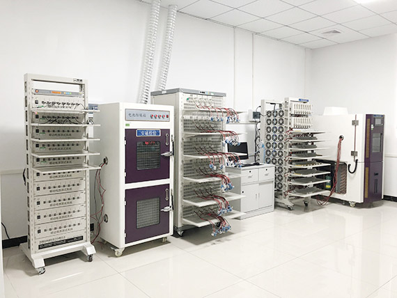 Battery charge and discharge test laboratory